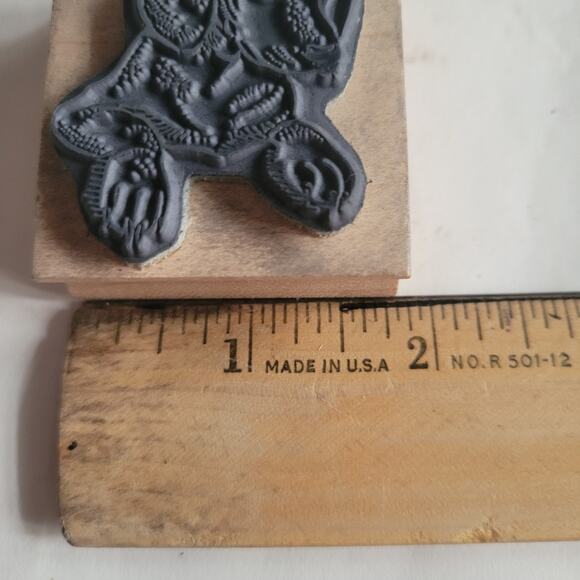 Vintage 2005 Rubber Stamp Dachshund Puppy Wiener Dog Realistic Mounted - Picture 5 of 5